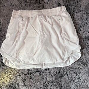 Lululemon White Athletic Skort